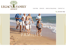 Tablet Screenshot of legacyfamilyoffice.com